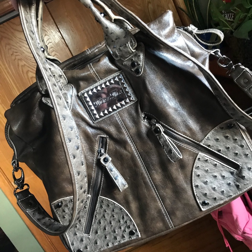 Miss Me leather crossbody bag!